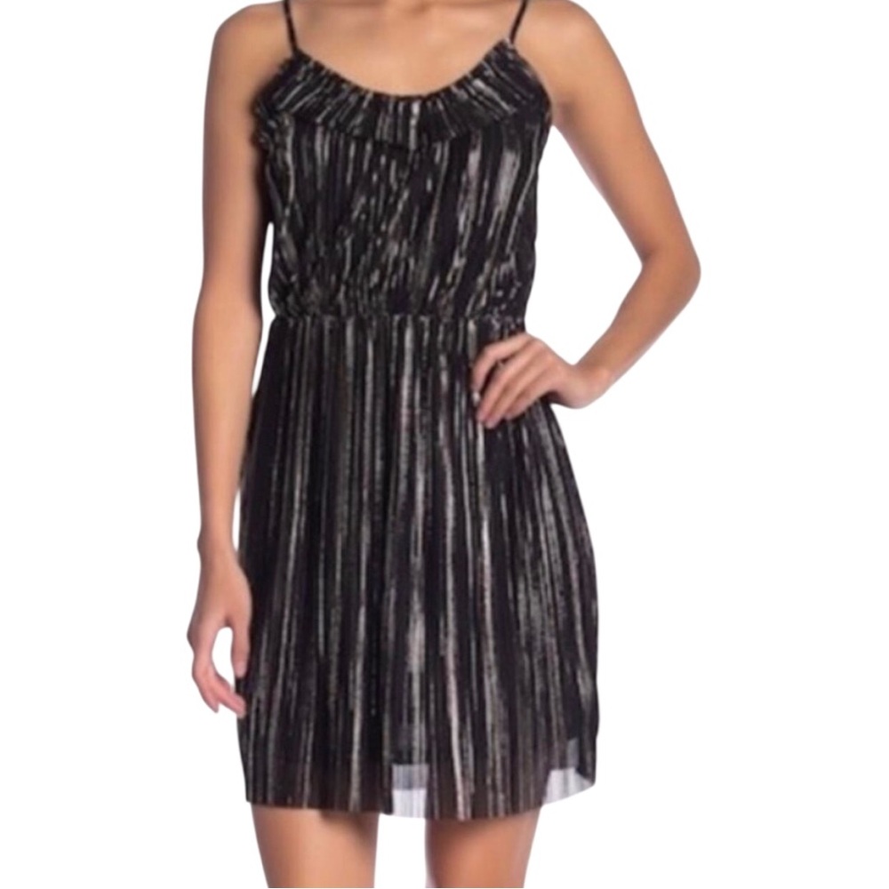 ▪️19 Cooper Black and Gold Shimmer Dress▪️